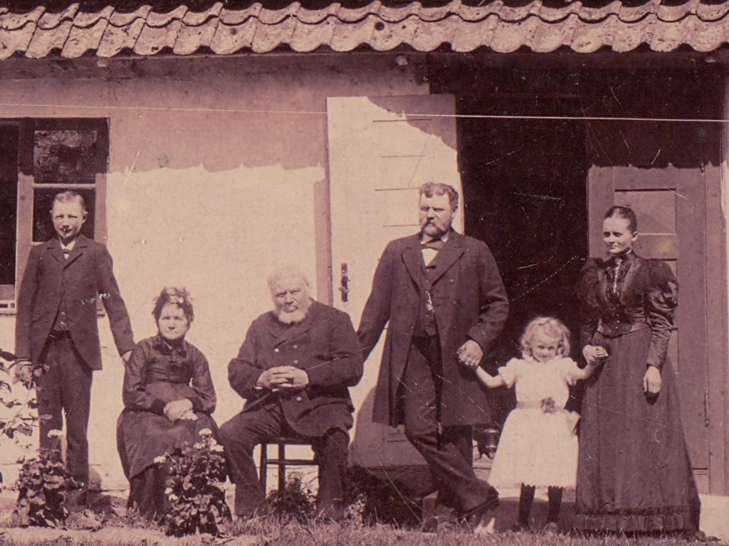 3 generationer af Skude-slgten i 1894
